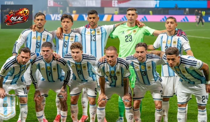 Đội hình xuất phát Argentina trong trận quốc tế năm 2026