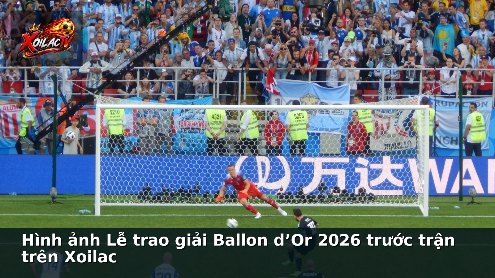 Hình ảnh Lễ trao giải Ballon d’Or 2026 trước trận trên Xoilac