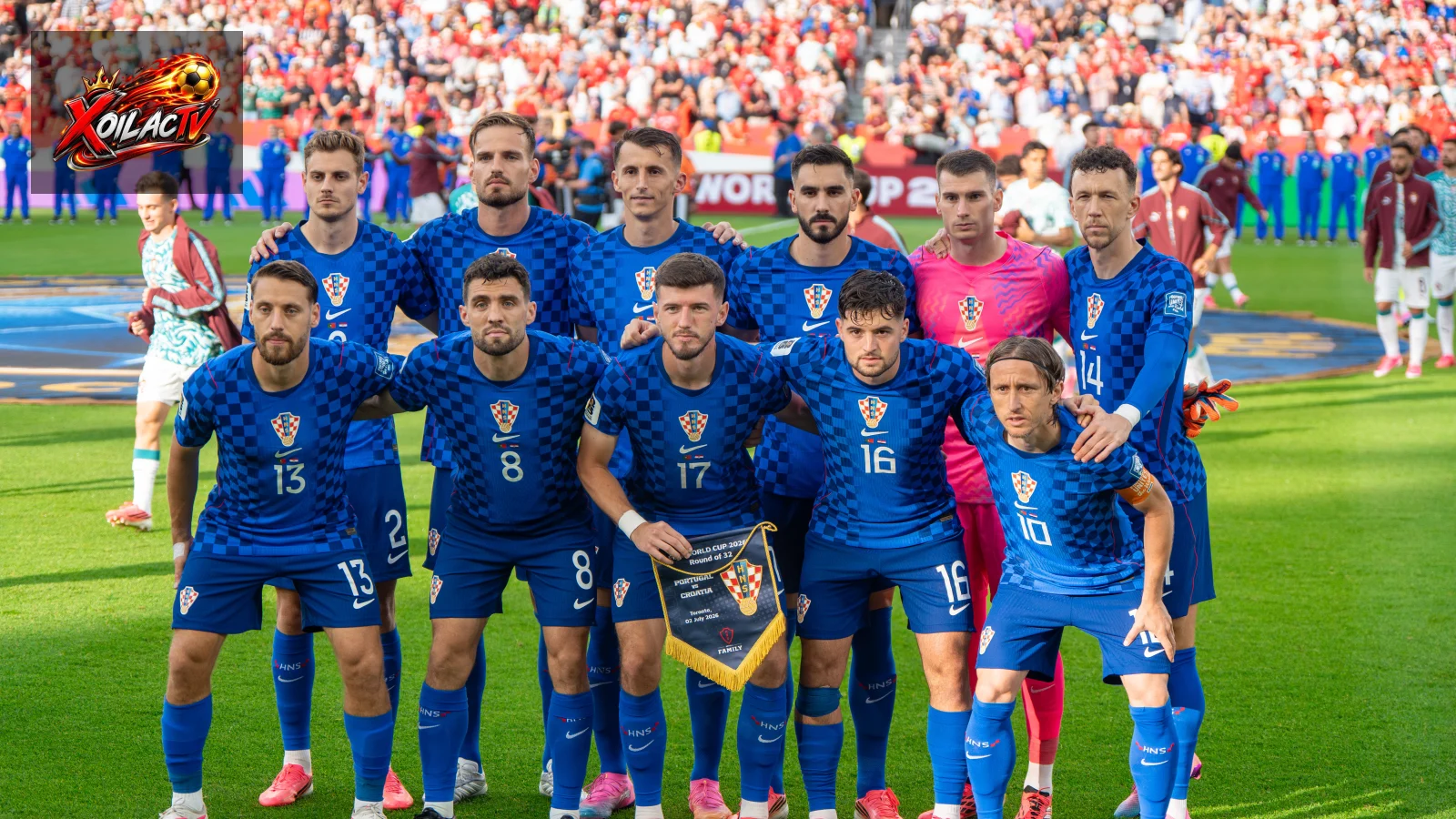 Đội hình xuất phát Croatia trong trận quốc tế năm 2026