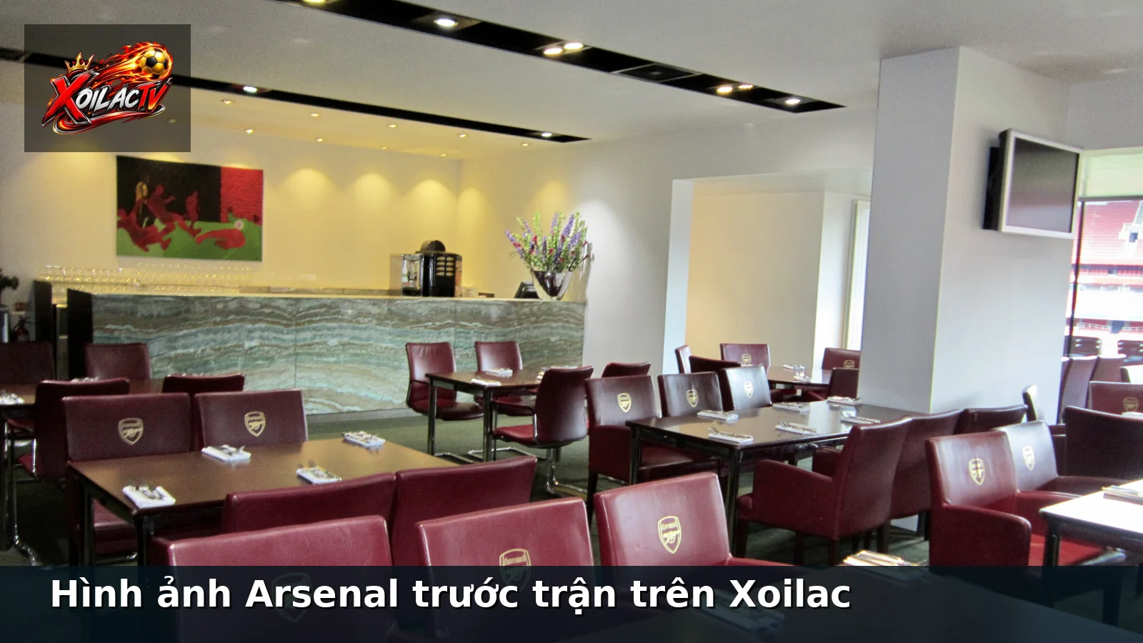 Hình ảnh Arsenal trước trận trên Xoilac Hình ảnh Arsenal trước trận trên Xoilac