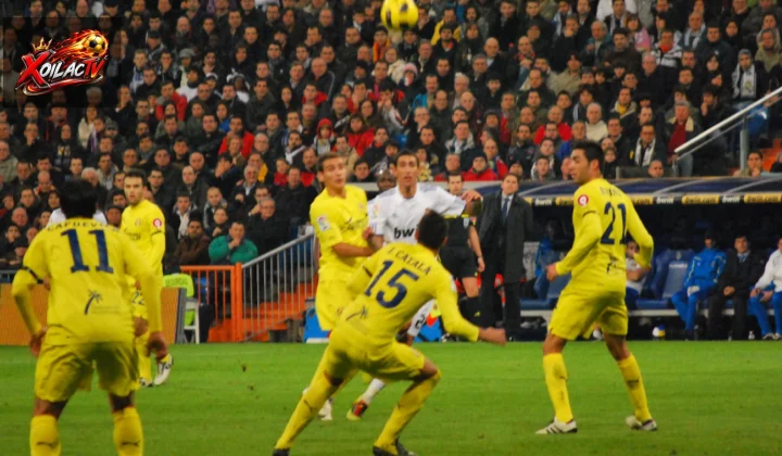 Ảnh tư liệu Real Madrid gặp Villarreal trong một trận LaLiga cũ