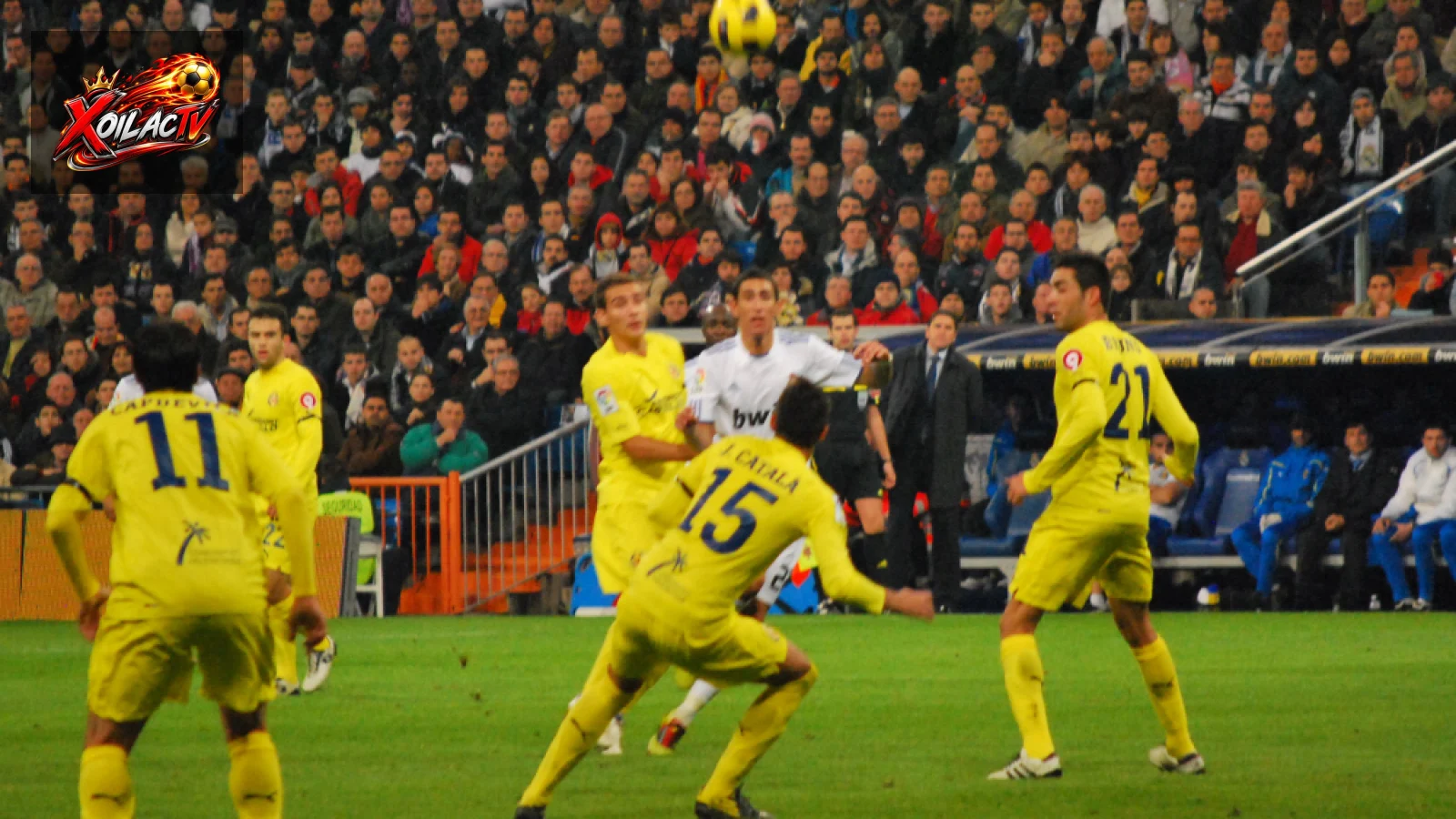 Ảnh tư liệu Real Madrid gặp Villarreal trong một trận LaLiga cũ