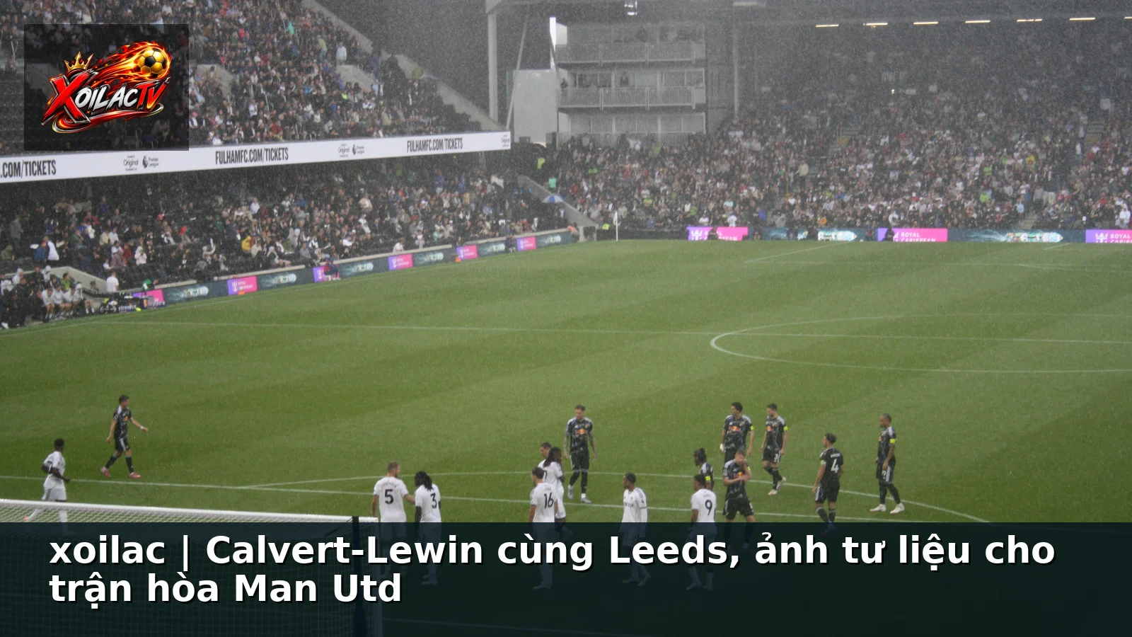 xoilac | Calvert-Lewin cùng Leeds, ảnh tư liệu cho trận hòa Man Utd