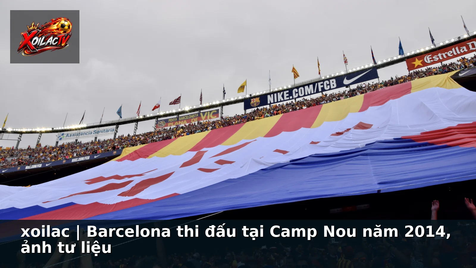 xoilac | Barcelona thi đấu tại Camp Nou năm 2014, ảnh tư liệu xoilac | Barcelona thi đấu tại Camp Nou năm 2014, ảnh tư liệu