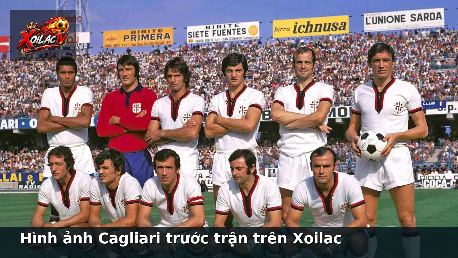 Hình ảnh Cagliari trước trận trên Xoilac