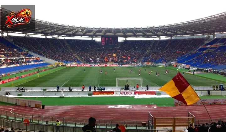 Ảnh tư liệu Stadio Olimpico cho bài nhận định AS Roma vs Real Madrid