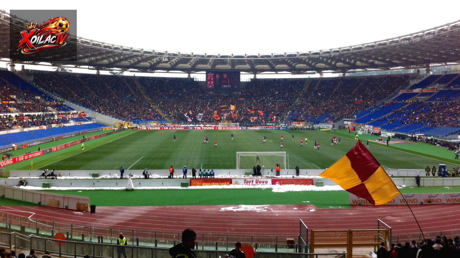 Ảnh tư liệu Stadio Olimpico cho bài nhận định AS Roma vs Real Madrid